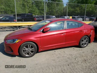 2017 Hyundai Elantra SE with VIN 5NPD84LF2HH124092, listed as a Copart auction lot 55300865 with 85,118 mi miles and Salvage title. Bid and sale history available at DreamBid. Image 1.