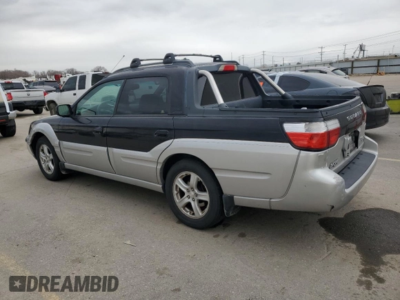 2003 Subaru Baja с VIN 4S4BT61C436103057, выставлен на аукционе Copart как лот 48789505 с пробегом 283 957 миль миль и Списание • Salvage title. История ставок и продаж доступна на DreamBid. Изображение 2.