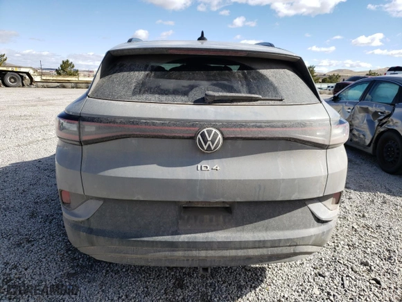 2021 Volkswagen ID.4 Pro S with VIN WVGGNPE23MP065565, listed as a Copart auction lot 48378055 with 42,475 mi miles and Salvage Title. Bid and sale history available at carsss.com. Image 6.