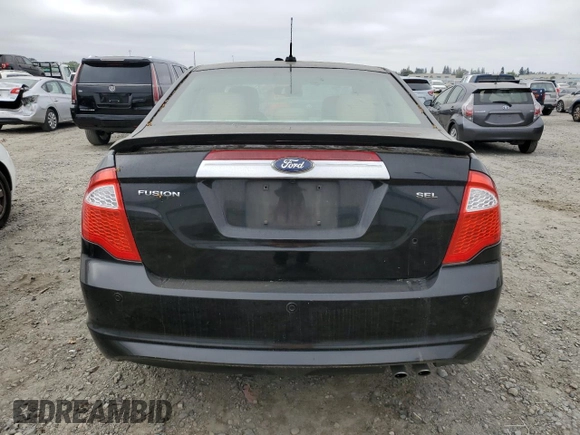 2012 Ford Fusion SEL with VIN 3FAHP0JA5CR125477, listed as a Copart auction lot 53757875 with 138,188 mi miles and Clean Title. Bid and sale history available at carsss.com. Image 6.