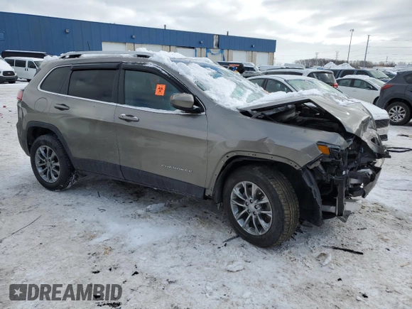 2021 Jeep Cherokee Latitude Lux with VIN 1C4PJMMX8MD149796, listed as a Copart auction lot 45959345 with Not Provided miles and Non Repairable. Bid and sale history available at carsss.com. Image 4.
