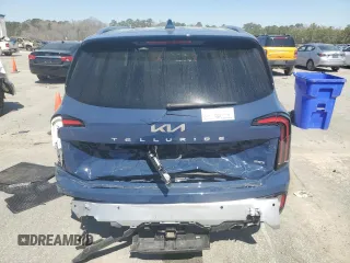2024 Kia Telluride SX X-Line with VIN 5XYP5DGC0RG485674, listed as a Copart auction lot 48816625 with 24,056 mi miles and Salvage Title. Bid and sale history available at carsss.com. Image 6.