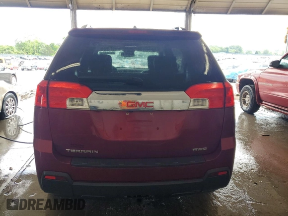 2011 GMC Terrain SLT-1 with VIN 2CTFLVEC0B6217290, listed as a Copart auction lot 57285545 with 109,225 mi miles and Salvage title. Bid and sale history available at DreamBid. Image 6.