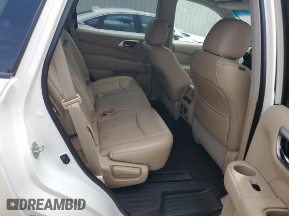 2018 Nissan Pathfinder Platinum z VIN 5N1DR2MN0JC670913, wystawiony jako Copart lot #51624585 z przebiegiem Nie podano mil oraz Szkoda całkowita • Salvage title. Historia ofert i sprzedaży dostępna na DreamBid. Obrazek 12.