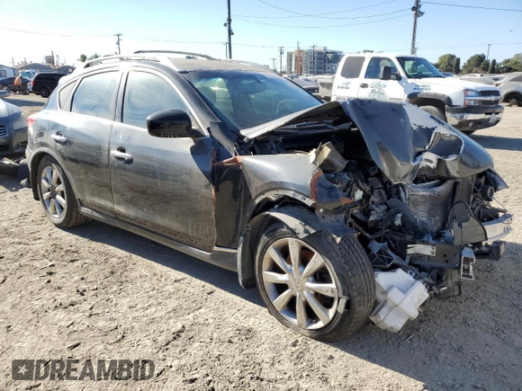 2008 Infiniti EX Journey with VIN JNKAJ09E58M303696, listed as a Copart auction lot 85809384 with 154,291 mi miles and Salvage Title. Bid and sale history available at DreamBid. Image 4.