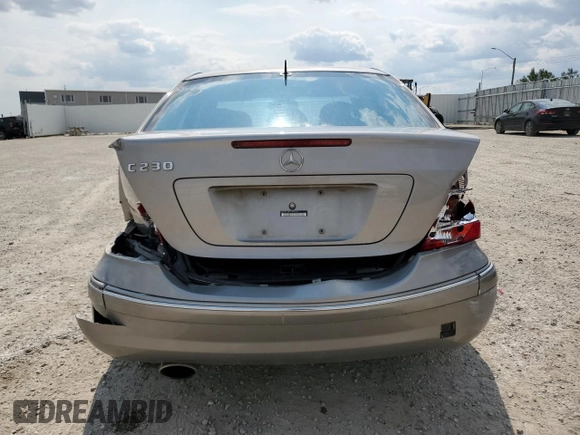 2006 Mercedes-Benz C 230 Sport с VIN WDBRF52J56F789209, выставлен на аукционе Copart как лот 59840895 с пробегом 157 538 миль миль и Списание • Salvage title. История ставок и продаж доступна на DreamBid. Изображение 6.