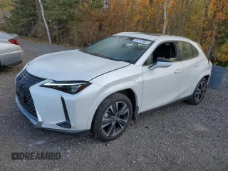 2024 Lexus UX 250h Premium with VIN JTHP9JBHXR2077083, listed as a Copart auction lot 76112004 with 22,385 mi miles and Salvage Title. Bid and sale history available at DreamBid. Image 1.