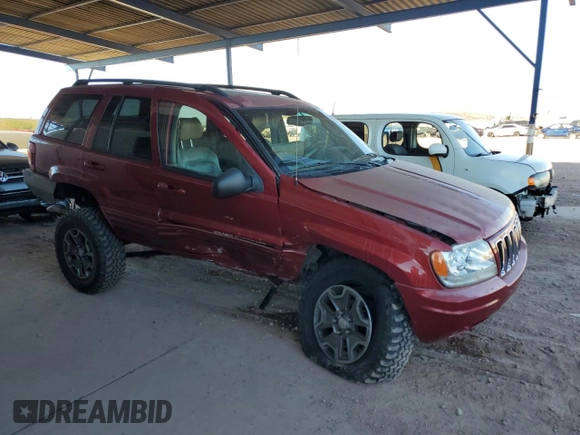 2002 Jeep Grand Cherokee Limited с VIN 1J4GW58N22C126821, выставлен на аукционе Copart как лот 46304015 с пробегом 157 932 миль миль и Списание • Salvage title. История ставок и продаж доступна на DreamBid. Изображение 4.