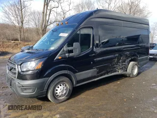 2022 Ford Transit with VIN 1FTBF4W84NKA16967, listed as a Copart auction lot 53837335 with 53,887 mi miles and Non Repairable. Bid and sale history available at DreamBid. Image 1.