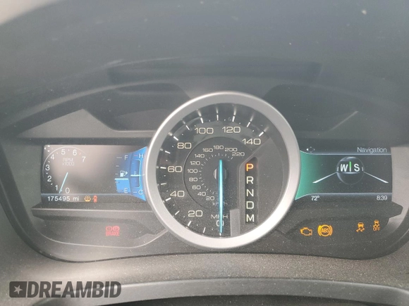 2014 Ford Explorer Limited with VIN 1FM5K7F86EGB38836, listed as a Copart auction lot 49069435 with 175,495 mi miles and Salvage Title. Bid and sale history available at carsss.com. Image 9.