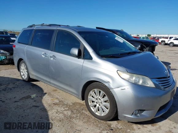2011 Toyota Sienna XLE AAS with VIN 5TDYK3DC0BS056197, listed as a IAAI auction lot 41771073 with 195,022 mi miles and . Bid and sale history available at DreamBid. Image 1.