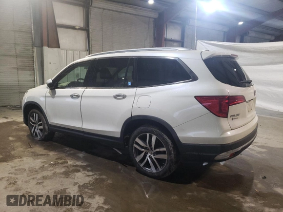 2016 Honda Pilot Elite with VIN 5FNYF6H02GB104395, listed as a Copart auction lot 46621795 with 49,260 mi miles and Salvage Title. Bid and sale history available at carsss.com. Image 2.