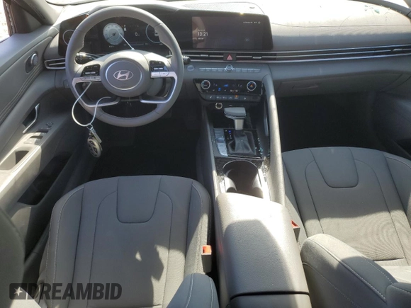 2024 Hyundai Elantra SEL with VIN KMHLS4DG0RU717599, listed as a Copart auction lot 76830314 with 7,205 mi miles and Salvage title. Bid and sale history available at DreamBid. Image 8.