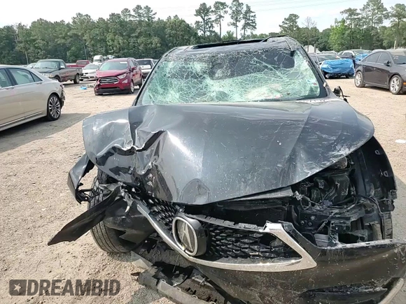2021 Acura RDX with VIN 5J8TC1H32ML015579, listed as a Copart auction lot 59215965 with 76,411 mi miles and Salvage title. Bid and sale history available at DreamBid. Image 14.