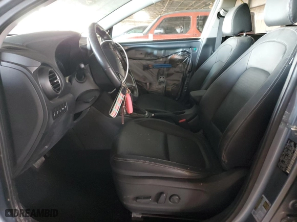 2018 Hyundai Kona Ultimate with VIN KM8K5CA50JU117671, listed as a Copart auction lot 42347765 with 28,470 mi miles and Salvage Title. Bid and sale history available at carsss.com. Image 7.