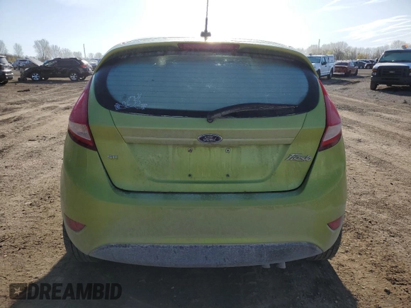 2011 Ford Fiesta SE with VIN 3FADP4EJ6BM119425, listed as a Copart auction lot 44294725 with 84,276 mi miles and Clean Title. Bid and sale history available at carsss.com. Image 6.