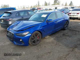 2020 Genesis G70 3.3T with VIN KMTG34LEXLU049127, listed as a IAAI auction lot 41376324 with 38,539 mi miles and . Bid and sale history available at DreamBid. Image 17.