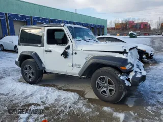 2018 Jeep Wrangler Sport with VIN 1C4GJXAG7JW188322, listed as a Copart auction lot 87352914 with 101,964 mi miles and Salvage Title. Bid and sale history available at carsss.com. Image 4.