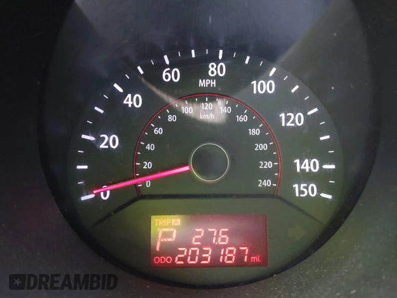 2012 Kia Sorento LX with VIN 5XYKT3A18CG238203, listed as a IAAI auction lot 42247145 with 203,187 mi miles and . Bid and sale history available at DreamBid. Image 7.