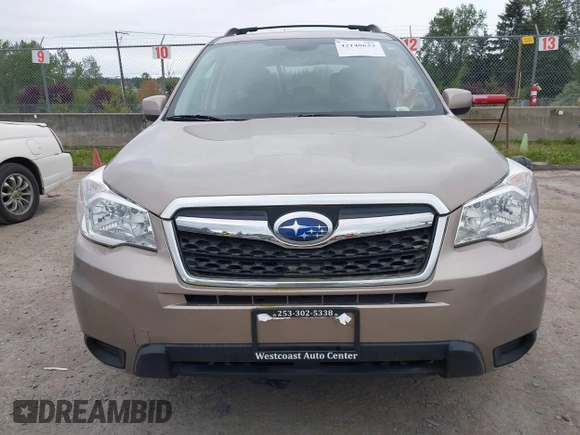 2015 Subaru Forester 2.5i Premium with VIN JF2SJAFC0FH559041, listed as a IAAI auction lot 42140633 with 126,513 mi miles. Bid and sale history available at carsss.com. Image 12.