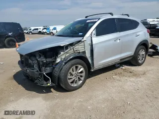 2017 Hyundai Tucson Value with VIN KM8J33A24HU371563, listed as a Copart auction lot 47053825 with 111,945 mi miles and Salvage Title. Bid and sale history available at carsss.com. Image 1.