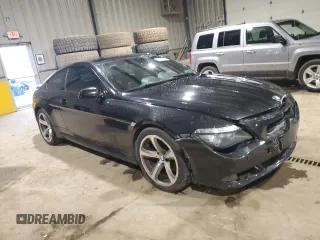 2010 BMW 6 Series 650i with VIN WBAEA5C53ACV92966, listed as a Copart auction lot 43956365 with 215,805 mi miles and Salvage Title. Bid and sale history available at carsss.com. Image 4.