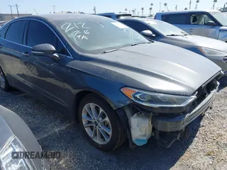 2019 Ford Fusion Titanium with VIN 3FA6P0SUXKR177542, listed as a IAAI auction lot 42643127 with 144,294 mi miles and . Bid and sale history available at DreamBid. Image 1.