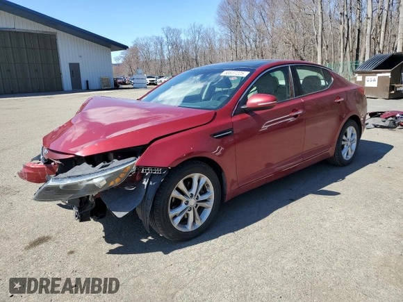 2013 Kia Optima EX with VIN 5XXGN4A77DG155930, listed as a Copart auction lot 50837225 with 65,667 mi miles and Salvage Title. Bid and sale history available at carsss.com. Image 1.