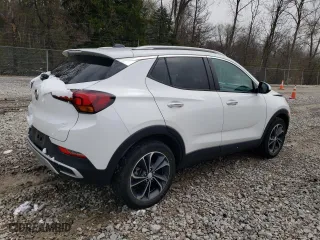 2023 Buick Encore GX Select with VIN KL4MMDS21PB020407, listed as a Copart auction lot 52148625 with 18,261 mi miles and Salvage Title. Bid and sale history available at carsss.com. Image 3.