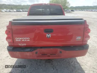 2008 Dodge Dakota SLT with VIN 1D7HW48N38S546077, listed as a Copart auction lot 56600265 with 234,448 mi miles and Salvage title. Bid and sale history available at DreamBid. Image 6.