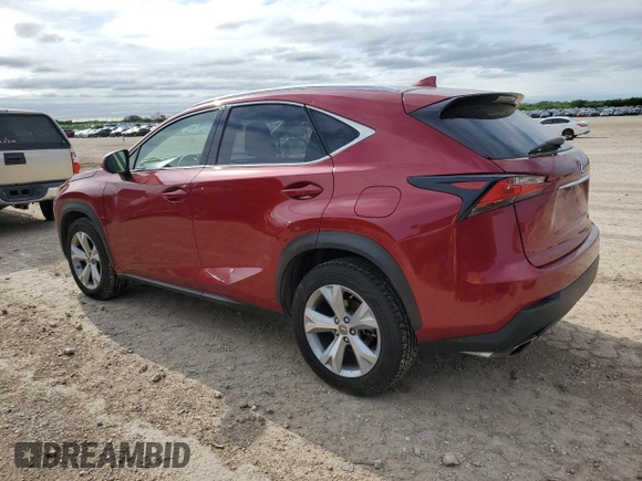 2017 Lexus NX 200t with VIN JTJYARBZ1H2073911, listed as a Copart auction lot 51391125 with 105,923 mi miles and Clean Title. Bid and sale history available at DreamBid. Image 2.