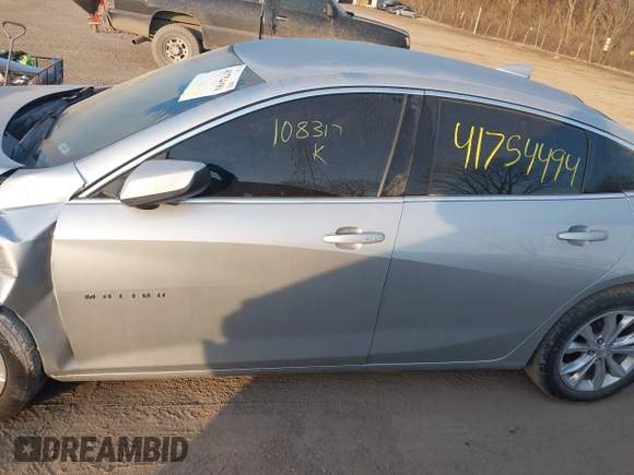 2020 Chevrolet Malibu LT with VIN 1G1ZD5ST5LF108317, listed as a IAAI auction lot 41754494 with 58,000 mi miles and . Bid and sale history available at DreamBid. Image 14.