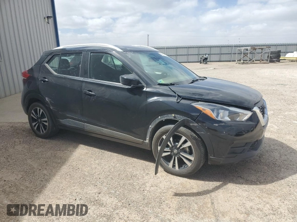 2019 Nissan Kicks S with VIN 3N1CP5CU9KL546289, listed as a Copart auction lot 49649395 with 103,533 mi miles and Salvage Title. Bid and sale history available at carsss.com. Image 4.