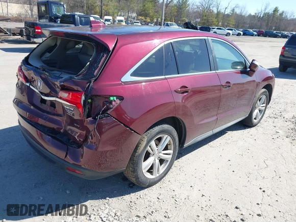 2014 Acura RDX Tech Pkg with VIN 5J8TB4H58EL012953, listed as a IAAI auction lot 41839228 with 165,669 mi miles. Bid and sale history available at carsss.com. Image 4.