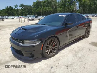 2015 Dodge Charger SRT Hellcat z VIN 2C3CDXL92FH816222, wystawiony jako Copart lot #57322815 z przebiegiem 110 998 mil mil oraz Szkoda całkowita • Salvage title. Historia ofert i sprzedaży dostępna na DreamBid. Obrazek 1.