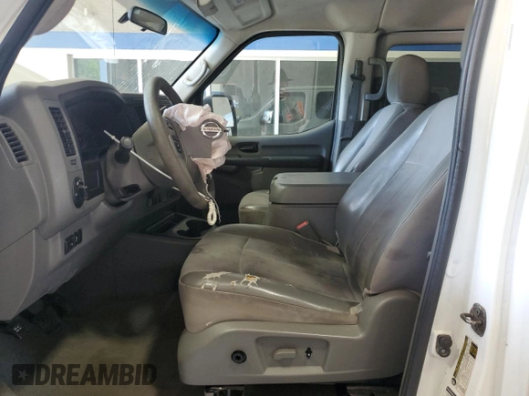 2016 Nissan NV S with VIN 5BZBF0AA5GN851741, listed as a Copart auction lot 61637615 with 212,887 mi miles and Salvage title. Bid and sale history available at DreamBid. Image 7.