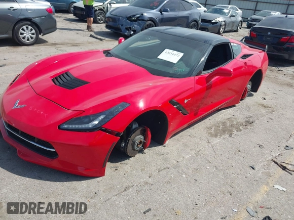 2014 Chevrolet Corvette 1LT with VIN 1G1YB2D74E5103280, listed as a IAAI auction lot 42034472 with 72,386 mi miles and . Bid and sale history available at DreamBid. Image 2.