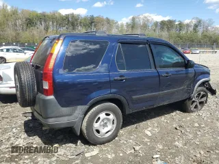2004 Honda CR-V LX with VIN SHSRD68404U200723, listed as a Copart auction lot 53235115 with 105,164 mi miles and Salvage Title. Bid and sale history available at carsss.com. Image 3.