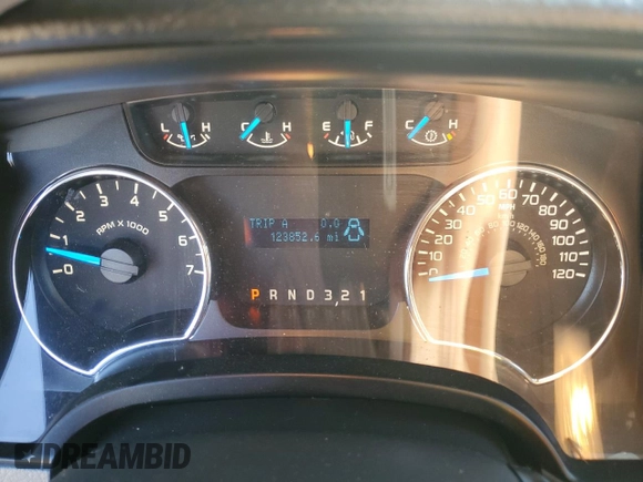 2014 Ford F-150 XL with VIN 1FTFW1EF5EKE57295, listed as a Copart auction lot 61687195 with 123,852 mi miles and Salvage title. Bid and sale history available at DreamBid. Image 9.