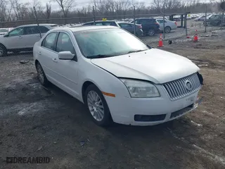 2009 Mercury Milan Premier with VIN 3MEHM08109R607712, listed as a IAAI auction lot 41464362 with 128,753 mi miles. Bid and sale history available at carsss.com. Image 1.