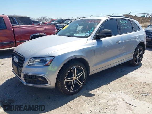 2016 Audi Q5 Premium Plus with VIN WA1D7AFP2GA074204, listed as a IAAI auction lot 41870899 with 90,579 mi miles. Bid and sale history available at carsss.com. Image 2.
