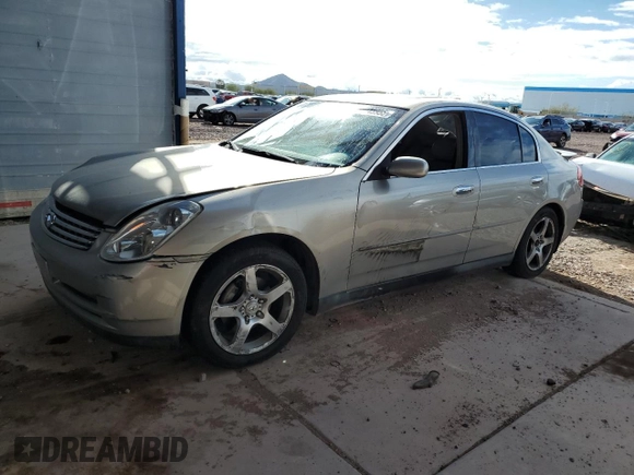 2004 Infiniti G35 w/Leather with VIN JNKCV51E54M109962, listed as a Copart auction lot 48748955 with 122,180 mi miles and Salvage Title. Bid and sale history available at DreamBid. Image 1.