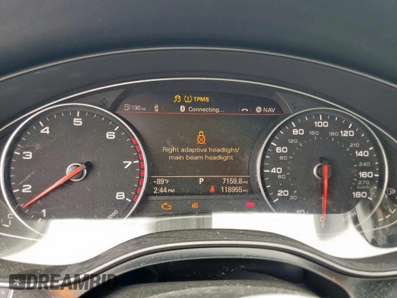 2013 Audi A6 Premium Plus z VIN WAUGGAFC2DN061275, wystawiony jako Copart lot #59223915 z przebiegiem 118 955 mil mil oraz Czysty tytuł • Clean title. Historia ofert i sprzedaży dostępna na DreamBid. Obrazek 9.