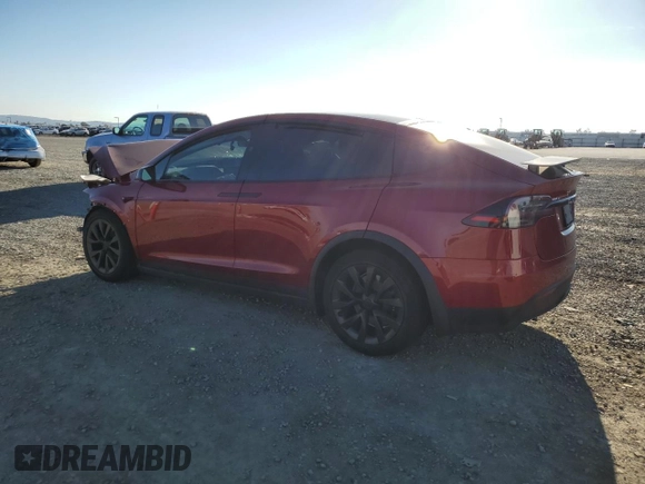 2023 Tesla Model X with VIN 7SAXCBE54PF426469, listed as a Copart auction lot 51019955 with Not Provided miles and Salvage Title. Bid and sale history available at DreamBid. Image 2.