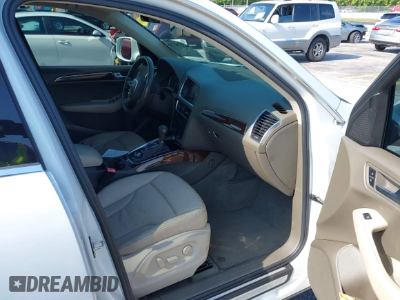 2012 Audi Q5 Premium Plus with VIN WA1LFAFP5CA037785, listed as a IAAI auction lot 42278530 with 138,437 mi miles and . Bid and sale history available at DreamBid. Image 5.