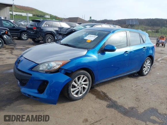 2012 Mazda 3 i Touring with VIN JM1BL1L71C1653739, listed as a IAAI auction lot 42023330 with 140,027 mi miles and . Bid and sale history available at DreamBid. Image 2.