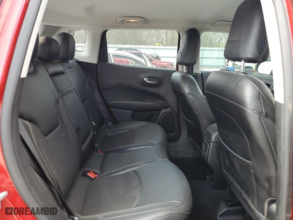 2020 Jeep Compass Latitude with VIN 3C4NJDBB1LT100320, listed as a Copart auction lot 49284905 with 93,435 mi miles and Salvage Title. Bid and sale history available at carsss.com. Image 12.
