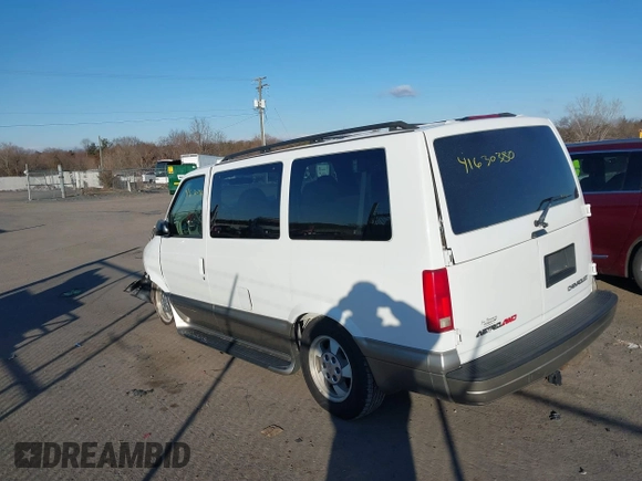 2003 Chevrolet Astro z VIN 1GNEL19X83B148822, wystawiony jako IAAI lot #41630380 z przebiegiem 169 498 mil mil oraz . Historia ofert i sprzedaży dostępna na DreamBid. Obrazek 3.
