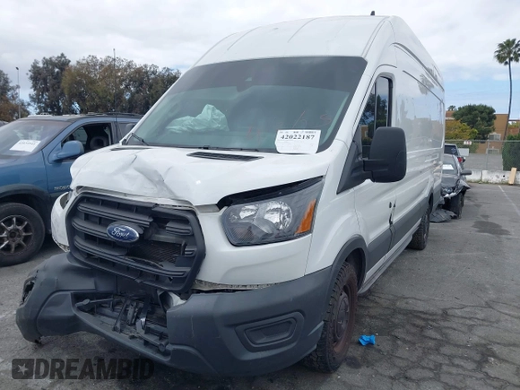 2020 Ford Transit Cargo with VIN 1FTBW3XG2LKB18281, listed as a IAAI auction lot 42022187 with 84,323 mi miles. Bid and sale history available at carsss.com. Image 17.