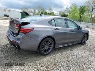 2019 Acura TLX w/A-Spec Pkg with VIN 19UUB2F66KA006855, listed as a Copart auction lot 53539355 with 65,236 mi miles and Salvage Title. Bid and sale history available at carsss.com. Image 3.